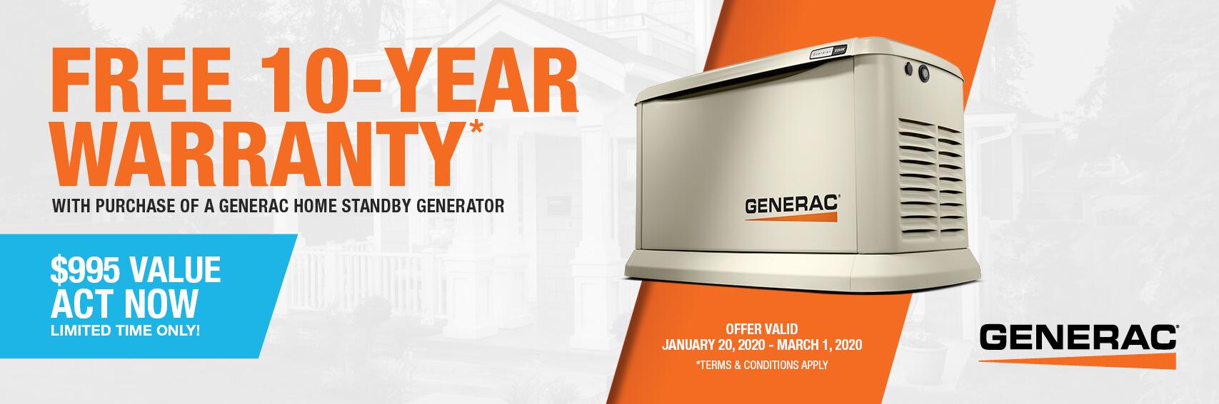 Homestandby Generator Deal | Warranty Offer | Generac Dealer | Yorkville, IL